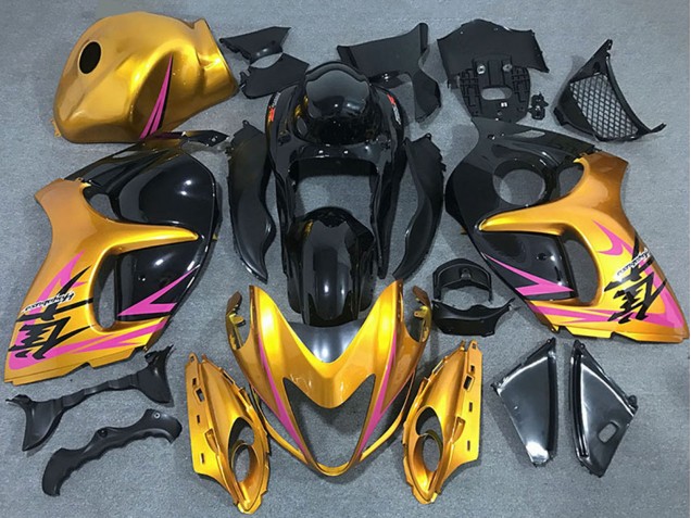 2008-2020 Suzuki GSXR 1300 Motorcycle Fairings - Gold Pink Black Canada
