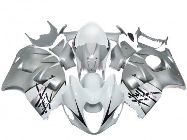 1996-2007 Suzuki GSXR 1300 Motorcycle Fairings - Silver White OEM Style Canada