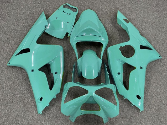 2003-2004 Kawasaki ZX6R Motorcycle Fairings - Cyan Canada