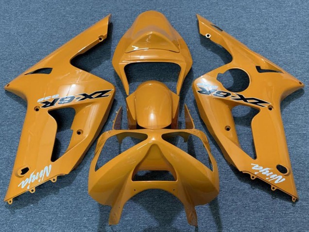2003-2004 Kawasaki ZX6R Motorcycle Fairings - Orange Canada