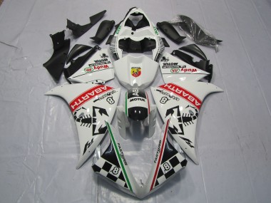 2012-2014 Yamaha R1 Motorcycle Fairings - White Red Green Black Abarth Wudy Motul Canada