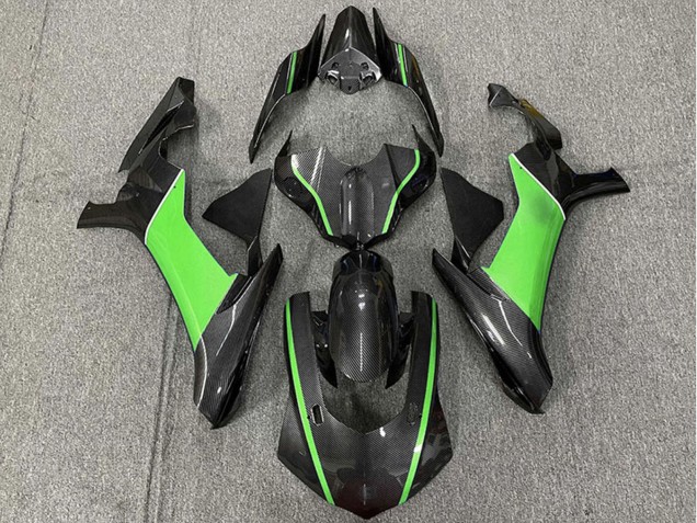 2015-2019 Yamaha R1 Motorcycle Fairings - Carbon Fiber Green Canada