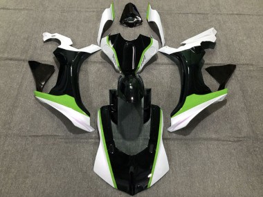 2015-2019 Yamaha R1 Motorcycle Fairings - White Green Glossy Black Canada