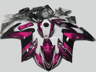 2015-2018 Yamaha R3 Motorcycle Fairing Kits - Purple White Glossy Black Canada