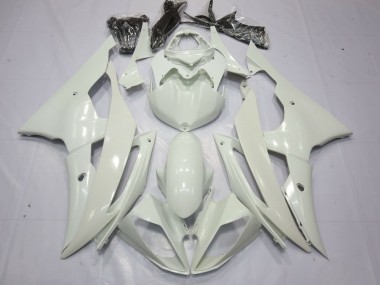2008-2016 Yamaha R6 Motorcycle Fairings - Pearl White Canada