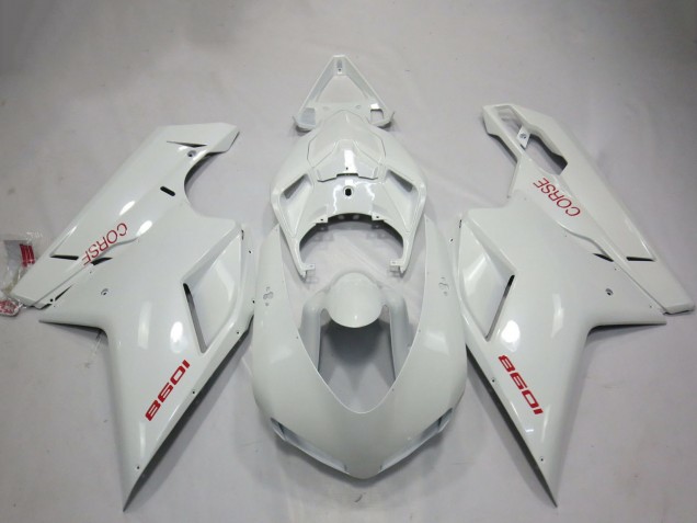 2007-2014 Ducati 1098 Motorcycle Fairings - White Corse Canada