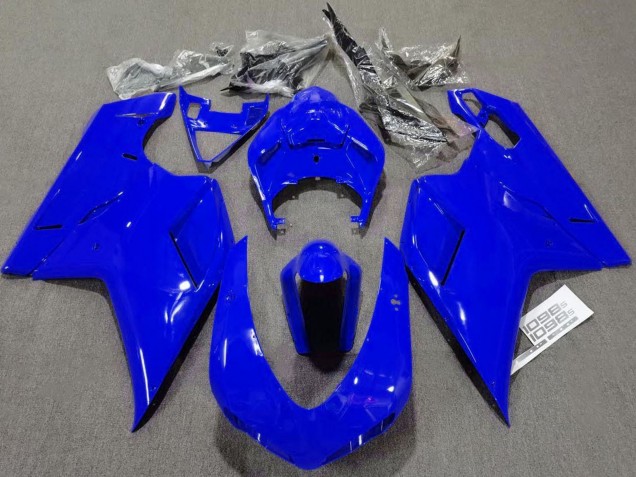 2007-2014 Ducati 1098 Motorcycle Fairings - Glossy Blue Plain Canada