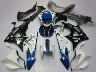 2017-2018 BMW S1000RR Motorcycle Fairings - White Blue Glossy Black Canada