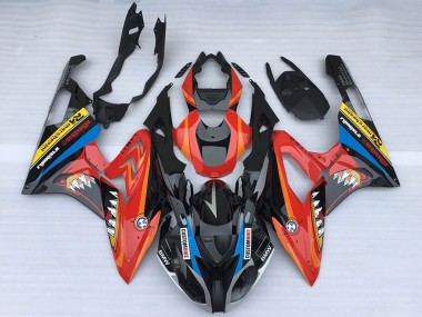 2015-2016 BMW S1000RR Motorcycle Fairings - Red Glossy Black Shark Canada