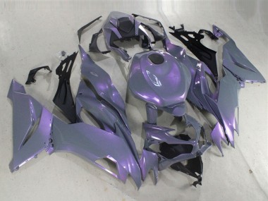 2019-2022 Kawasaki ZX6R Motorcycle Fairings - Chameleon Grey Dazz Pearl Purple Canada