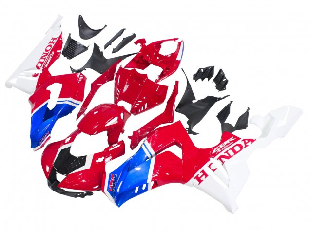 2020-2023 Honda CBR1000RR-R Motorcycle Fairings Kits - White Red Blue HRC Canada