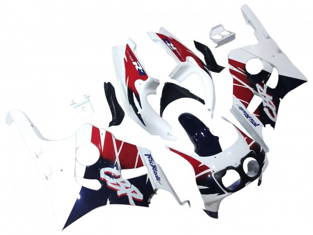 1990-1999 Honda CBR400RR NC29 Motorcycle Fairings - White Red Dark Blue Fireblade Canada