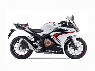2022 Honda CBR400R Motorcycle Fairings - White Red Glossy Black Canada