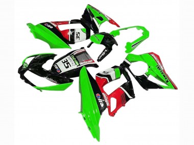 2010-2018 Kawasaki Z1000SX Motorcycle Fairings - Green Red Glossy Black Elf 35 Canada