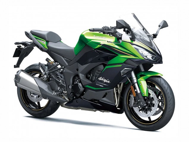 2020-2025 Kawasaki Z1000SX Motorcycle Fairings - Black Green Ninja Canada