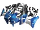 1993-2007 Kawasaki ZZR400 Motorcycle Fairings - Blue Silver Black Canada