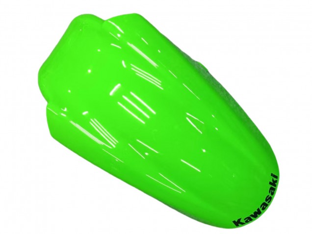 1998-2003 Kawasaki ZZR600 Motorcycle Fairings - Green Glossy Black Blue Monster Elf Touch4 Bridgestone Canada