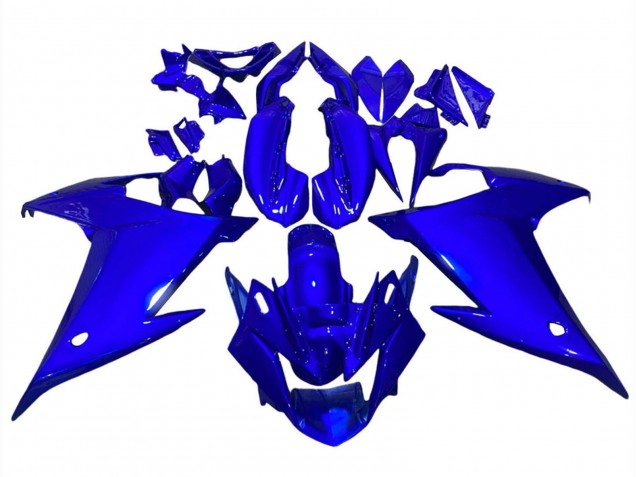 2009-2015 Yamaha FZ6R Motorcycle Fairings - Blue Canada