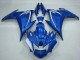 2009-2015 Yamaha FZ6R Motorcycle Fairings - Blue White Canada