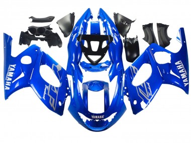 1996-2007 Yamaha YZF600R Thundercat Motorcycle Fairings - Blue White Silver Canada