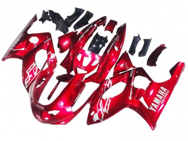 1996-2007 Yamaha YZF600R Thundercat Motorcycle Fairings - Red White Thunderace Canada