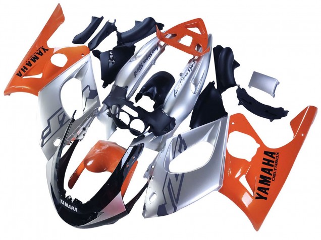 1996-2007 Yamaha YZF600R Thundercat Motorcycle Fairings - Orange Grey Glossy Black Canada