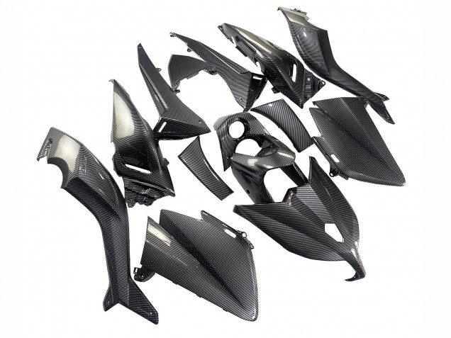 2012-2014 Yamaha TMAX530 Motorcycle Fairings - Black Carbon Fiber Canada