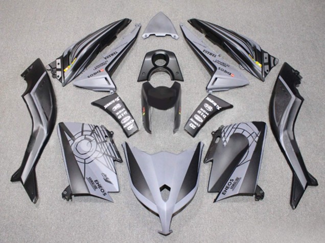 2012-2014 Yamaha TMAX530 Motorcycle Fairings - Matte Black Grey ENEOS Yamalube Canada