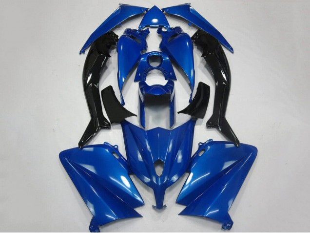 2012-2014 Yamaha TMAX530 Motorcycle Fairings - Blue Black Canada