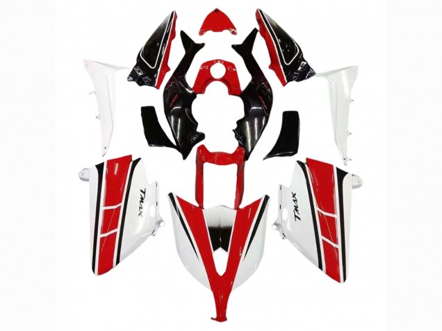 2012-2014 Yamaha TMAX530 Motorcycle Fairings - Red White Black Canada