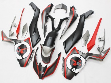 2017-2021 Yamaha XMAX300 Motorcycle Fairings - Matte Black Red Grey 99 Canada