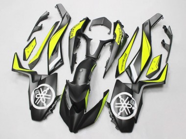2017-2021 Yamaha XMAX300 Motorcycle Fairings - Black Yellow White Canada