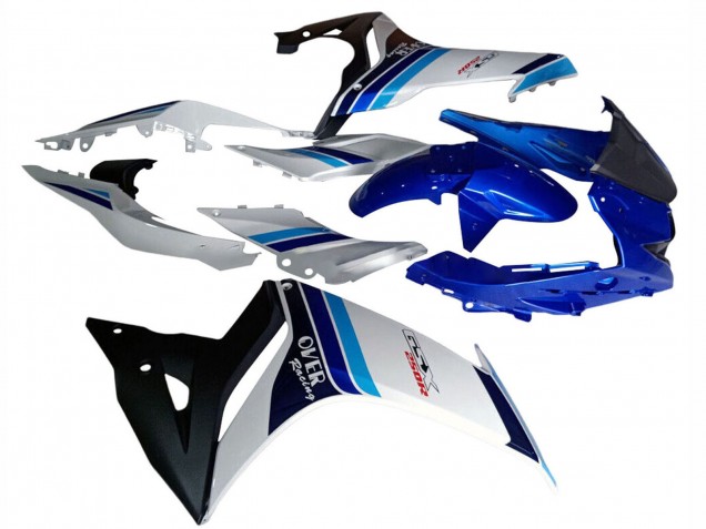 2017-2020 Suzuki GSX250R Motorcycle Fairings - White Blue Black Racing Canada