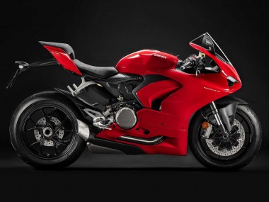 2020-2024 Ducati Panigale V2 Motorcycle Fairing - Red Matte Black Canada