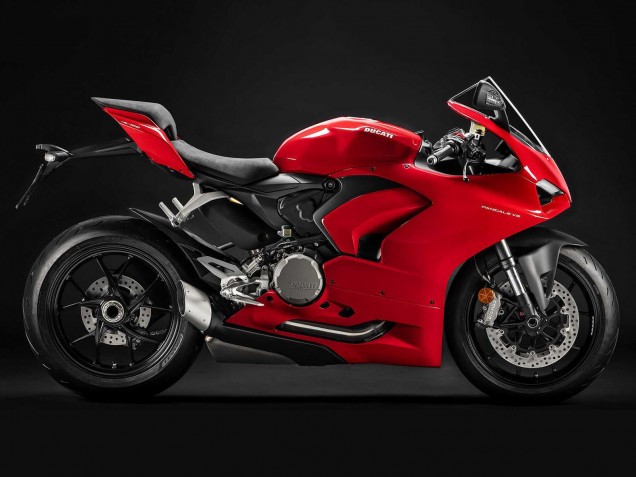 2020-2024 Ducati Panigale V2 Motorcycle Fairing - Red Matte Black Canada