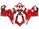 2020-2021 Ducati Panigale V4 V4S Motorcycle Fairing - Red Matte Black Canada
