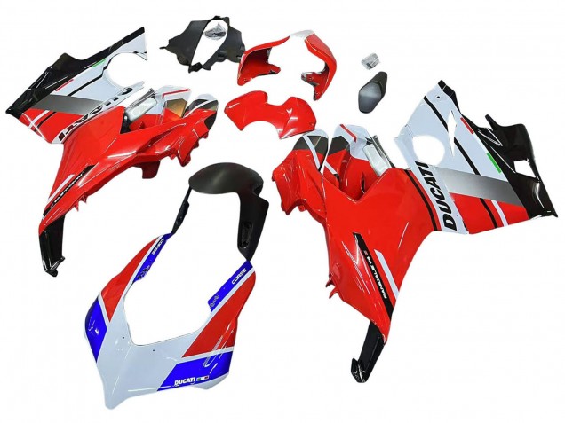 2018-2019 Ducati Panigale V4 V4S Motorcycle Fairings - White Silver Red Glossy Black Canada