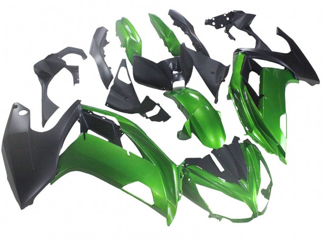 2005-2010 BMW K1200S Motorcycle Fairings - Green Matte Black Canada