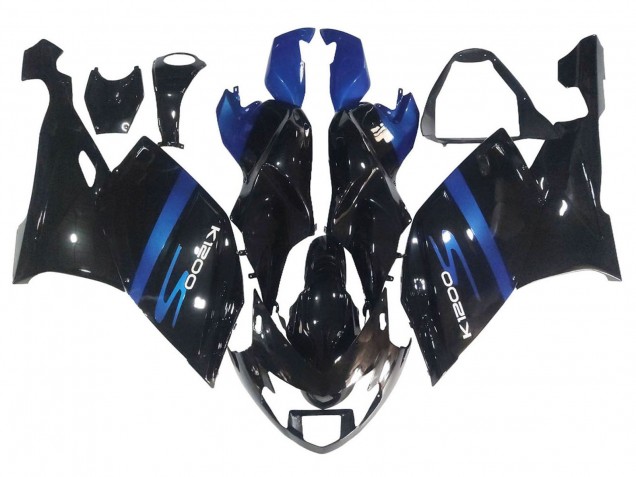 2005-2010 BMW K1200S Motorcycle Fairings - Blue Glossy Black Canada