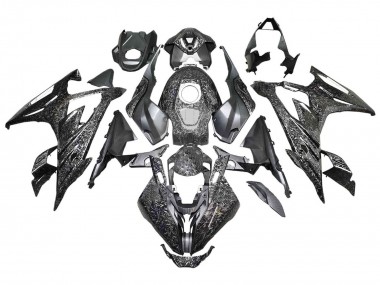 2023-2024 BMW S1000RR Motorcycle Fairings - Black Forged Carbon Fiber Canada