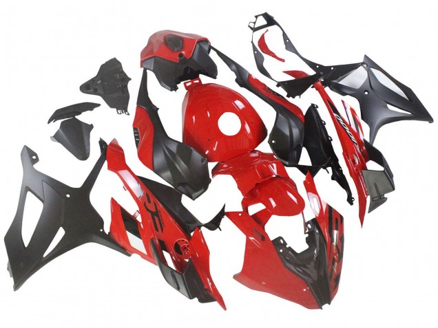 2023-2024 BMW S1000RR Motorcycle Fairings - Red Matte Black Canada