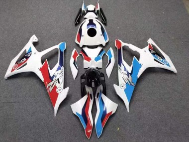 2019-2022 BMW S1000RR Motorcycle Fairings - White Red Blue Canada