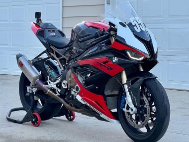 2019-2022 BMW S1000RR Motorcycle Fairings - Black Red White Canada