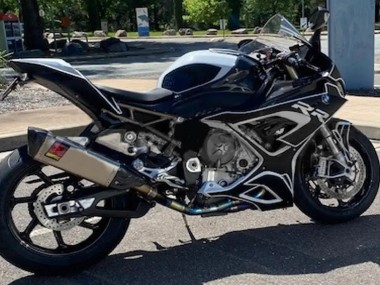 2019-2022 BMW S1000RR Motorcycle Fairings - Black White Canada
