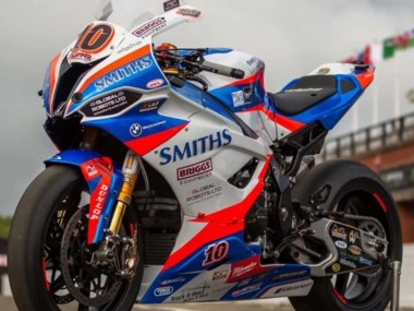 2019-2022 BMW S1000RR Motorcycle Fairings - Blue Red White Smiths Canada
