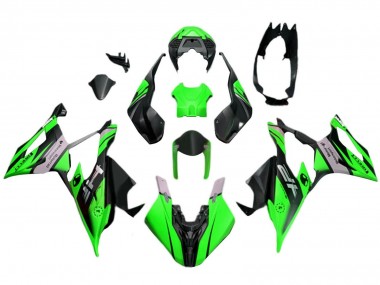 2019-2022 BMW S1000RR Motorcycle Fairings - Green Black Canada