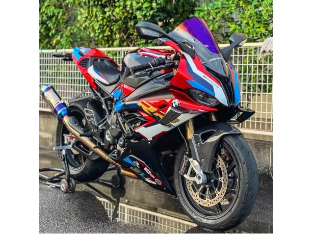 2019-2022 BMW S1000RR Motorcycle Fairing - White Blue Red Black Canada