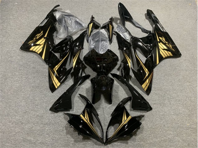 2017-2018 BMW S1000RR Motorcycle Fairings - Gold Glossy Black Canada