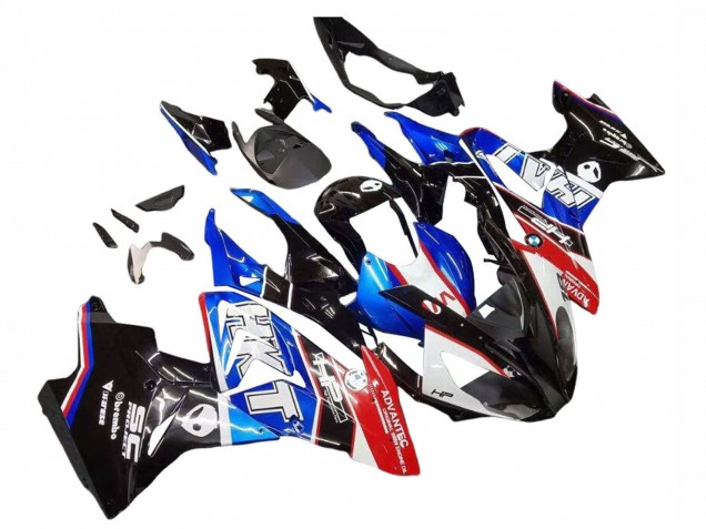 2017-2018 BMW S1000RR Motorcycle Fairings Kits - White Blue Red Glossy Black Canada
