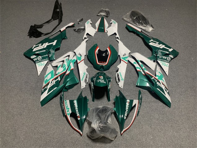 2017-2018 BMW S1000RR Motorcycle Fairings - White Green Canada